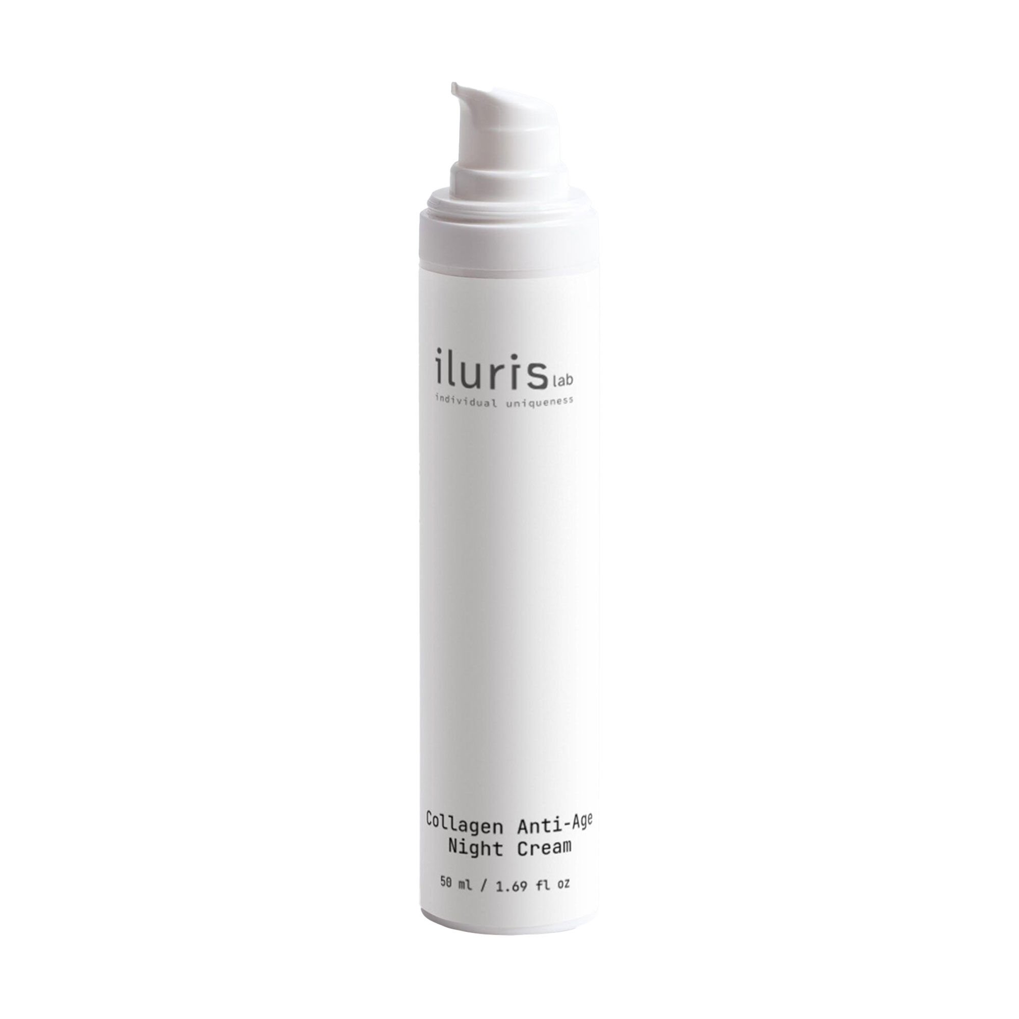 Нічний антивіковий крем для обличчя iluris Lab Collagen Anti-Age Night Cream, 50 мл