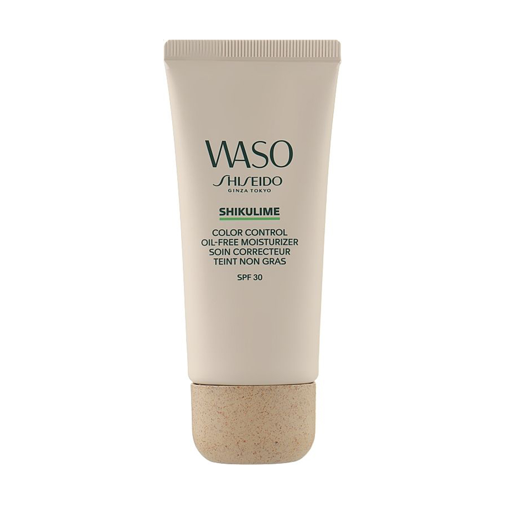Зволожувальний нежирний тонувальний крем для обличчя Shiseido Waso Shikulime Color Control Oil-Free Moisturizer SPF 30, 50 мл